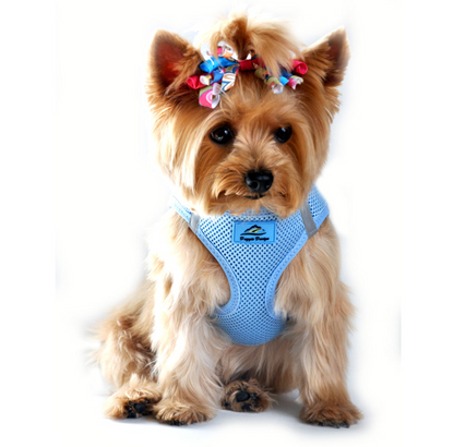 American River Solid Ultra Choke Free Dog Harness - Available in Blue, Pink, Purple, Red, Orange, Teal, Black, and Green