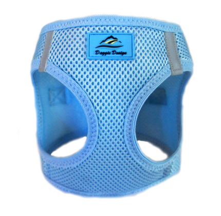 American River Solid Ultra Choke Free Dog Harness - Available in Blue, Pink, Purple, Red, Orange, Teal, Black, and Green