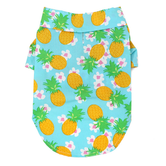 Hawaiian Camp Shirt - Pineapple Luau