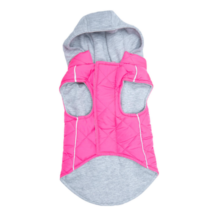 Weekender Dog Sweatshirt Hoodie - Pink