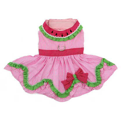 Watermelon Dog Harness Dress