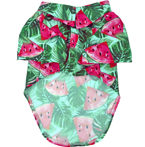 Hawaiian Camp Shirt - Juicy Watermelon